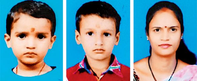 Soni Brijesh Singh, with her kids Punit and Mayank, went missing on July 19