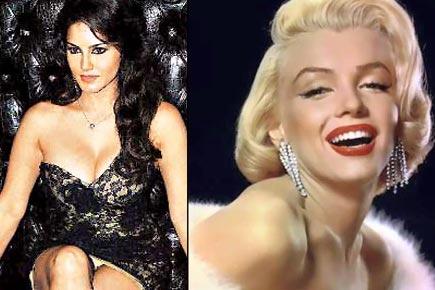 Sunny Leone as Marilyn Monroe in Patel Rap