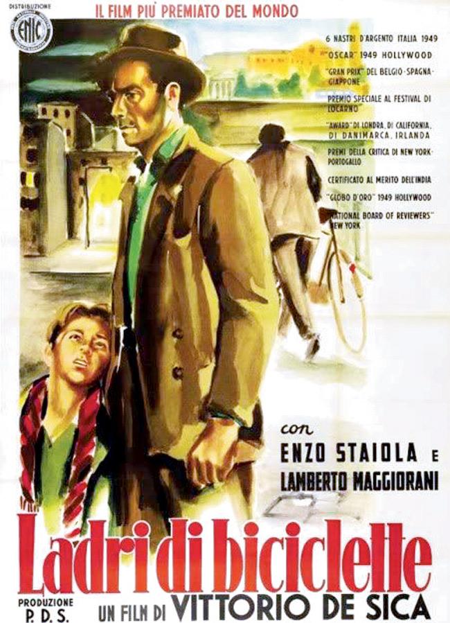 Poster of the film, Bicycle Thief