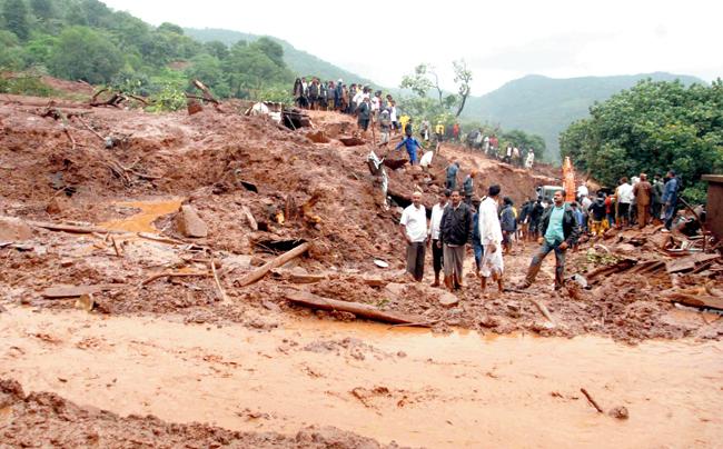 Landslide in Pune district