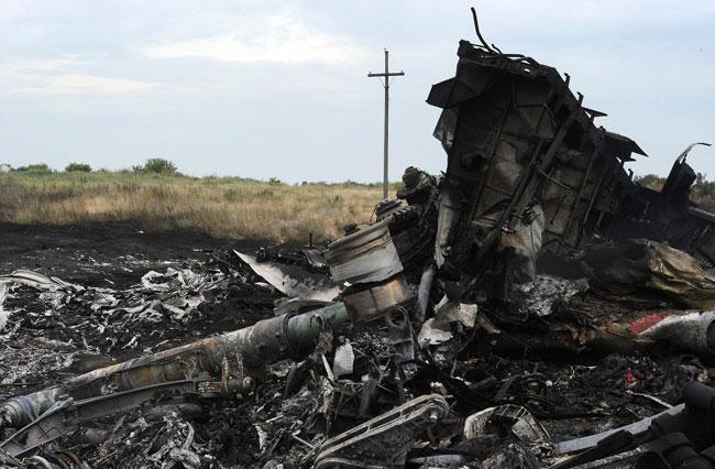 Wreckages of the Malaysia Airlines