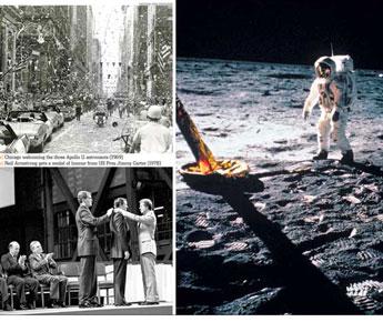 NASA celebrates 45 years of moon landing