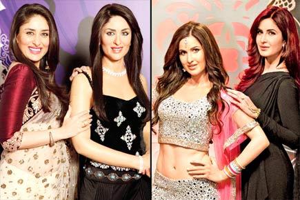 Katrina's statue steps in while Kareena's goes missing