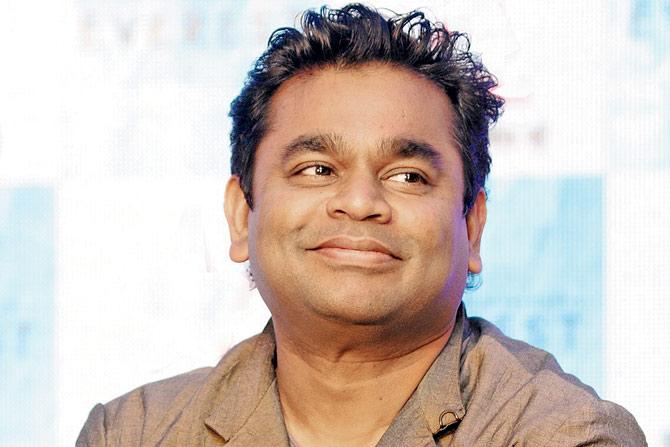 A R Rahman and (inset) Vishwesh Krishnamoorthy