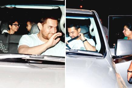 Aamir Khan's dinner outing with family