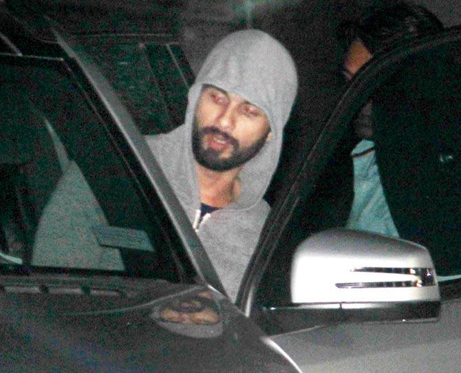 Shahid Kapoor spotted in Bandra on Wednesday evening