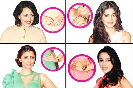 Bollywood beauties make a sartorial statement through bling