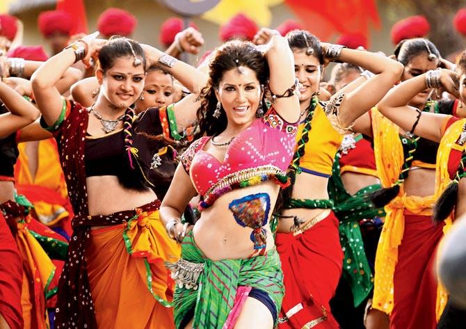 Sunny Leone in the rehashed version of the same song in Ek Paheli Leela