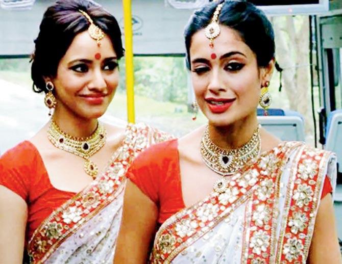 Neha Sharma and Sarah Jane Dias did a spoof of the song in (inset) Ekta Kapoor’s adulty comedy Kyaa Super Kool Hai Hum (2012)