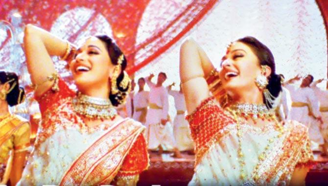 Madhuri Dixit and Aishwarya Rai in the Dole re dola track from Sanjay Leela Bhansali’s Devdas
