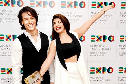 Tiger Shroff and Jacqueline Fernandez at preview of Expo Milano 2015