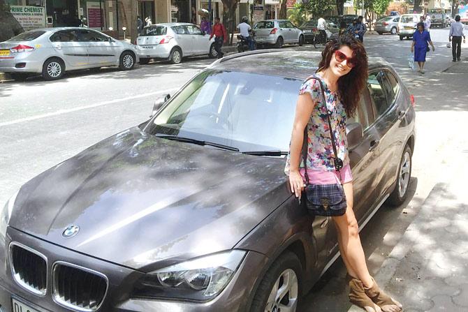 Taapsee Pannu with her new car