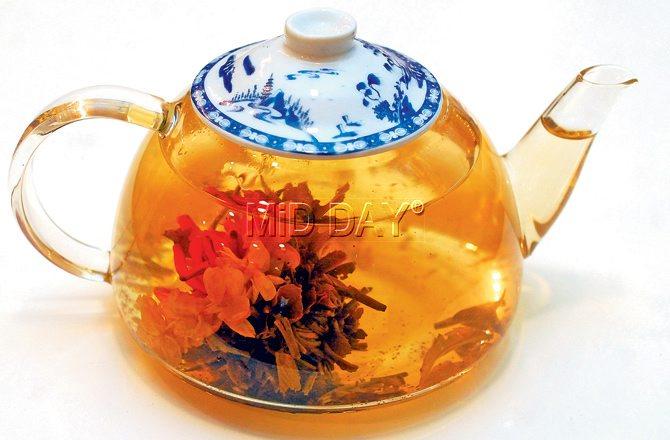 San-Cha also stocks beautiful flowering teas