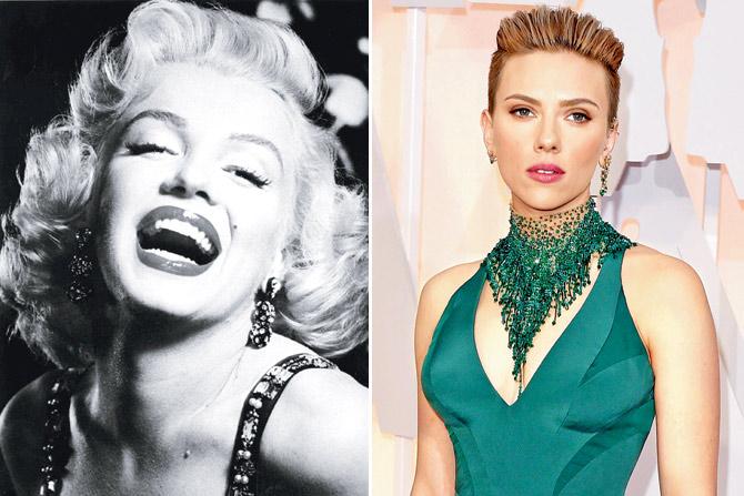 Marilyn Monroe and (Right) Scarlett Johansson were trained at Lee Strasberg 
