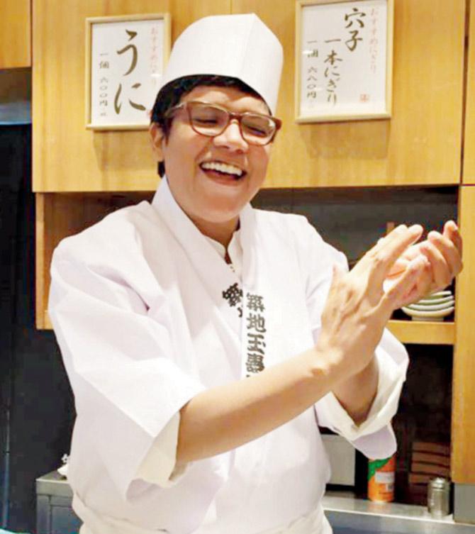 Ritu Dalmia learns Japanese cuisine