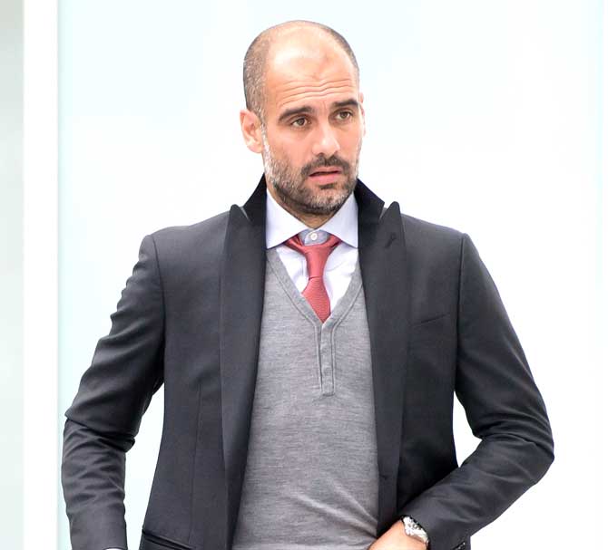 Pep Guardiola. Pic/AFP