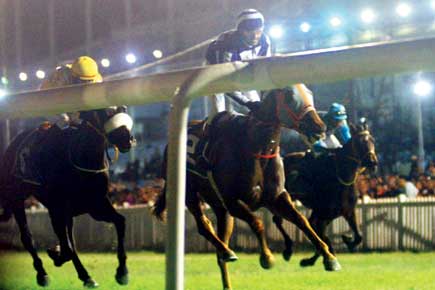 It's lights, camera, action as night riders dazzle Mahalaxmi Racecourse