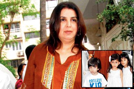 Farah Khan's movie outing with her triplets