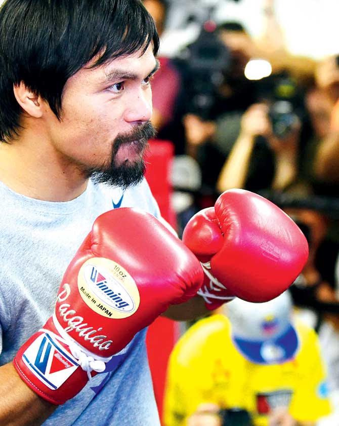 Manny Pacquiao. Pic/AFP