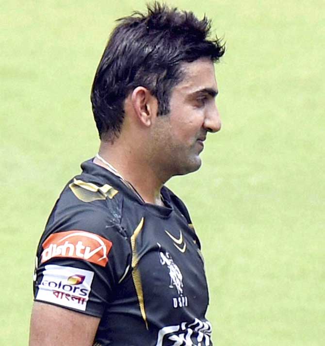 Gautam Gambhir. Pic/PTI