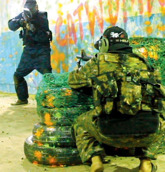 Adults can enjoy paintball too