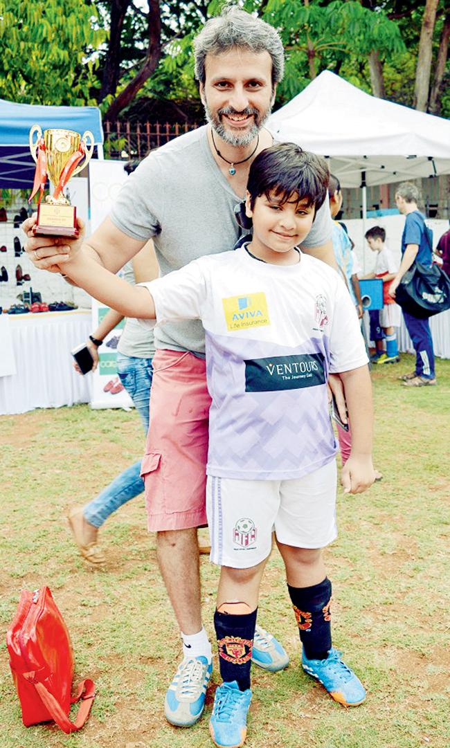 Anil Thadani with son, Ranbir