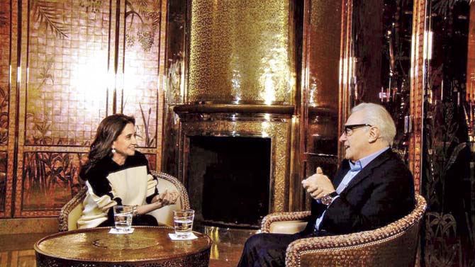 Anupama Chopra with Martin Scorsese