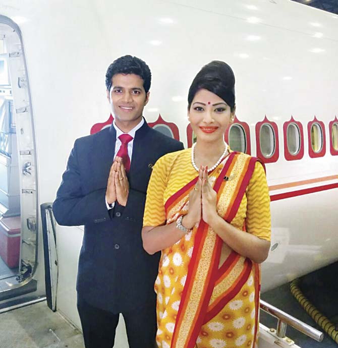 Crew members have complained that the new uniforms do not portray the identity of Air India