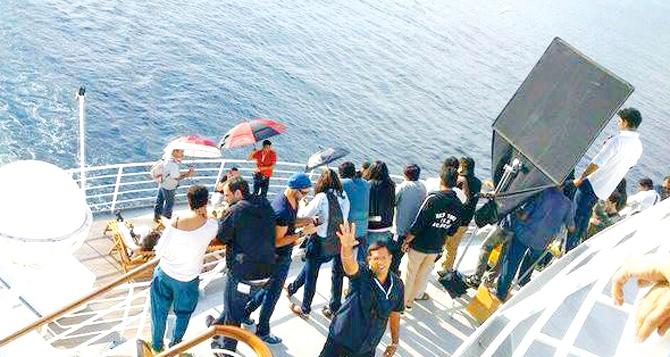 Zoya Akhtar (inset) beefed up security on the Dil Dhadakne Do set after a clip of one of the film’s songs made its way to the e-zone