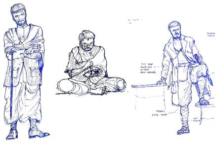 'Detective Byomkesh Bakshy!' character sketches