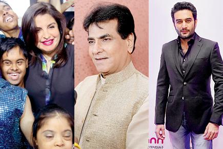 Popular Bollywood stars at an autism awareness event