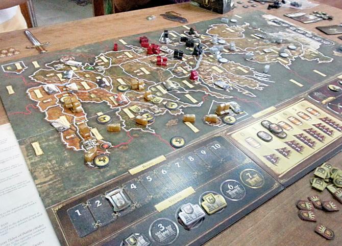 A board game based on Game of Thrones
