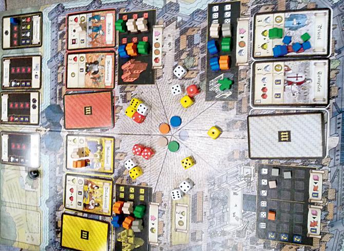 A board game called Troyes