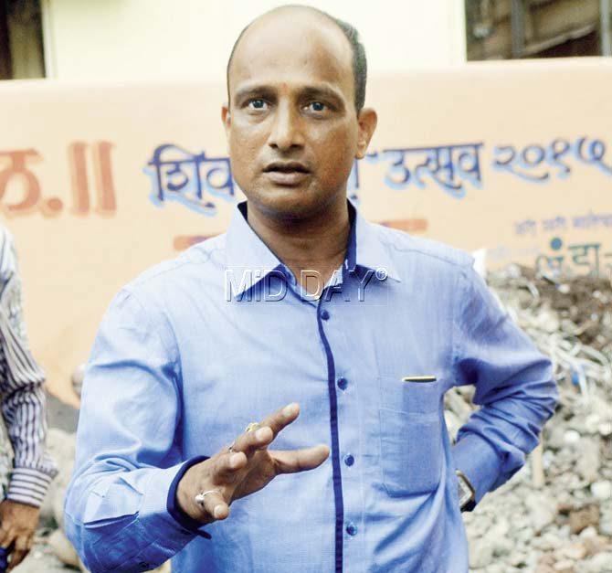 Ganesh Kaswankar says the attacker had observed his daily schedule. Pic/Pradeep Dhivar