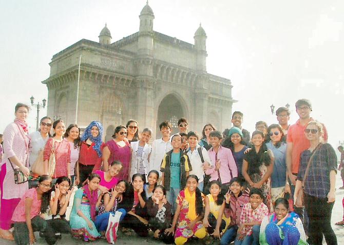 An outing to the Gateway of India, organised by The Lighthouse Project for the children 