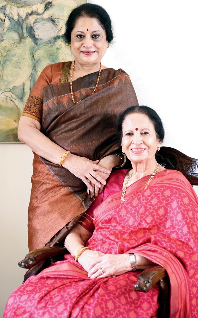 (From left) Geetha Rao and Malati Srinivasan