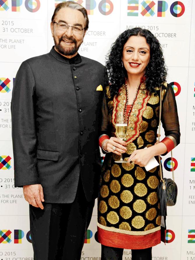 Kabir Bedi and Parveen Dusanj 