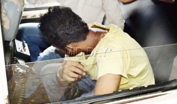 Police said this is the first time Ketan Ghadge, the son of two cops, has attempted to commit a crime. Pic/Datta Kumbhar