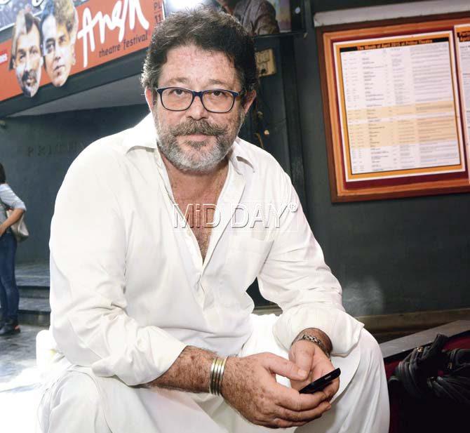 Kunal Kapoor at Prithvi Theatre. Pic/Sayed Sameer Abedi