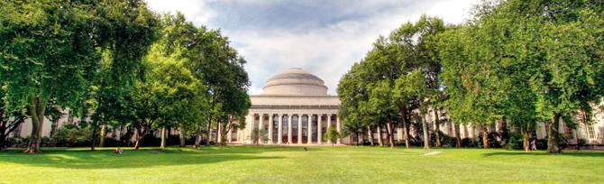 The sprawling campus of Massachusetts Institute of Technology at Cambridge, USA