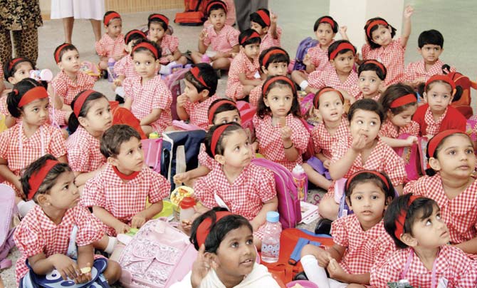 Many kids are still awaiting admissions. File pic for representation