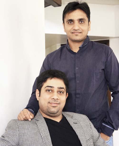 (Left to right) SavePocketMoney.com founders Rahul Mahajan and Jinaal Shah
