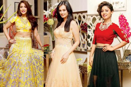 Rashmi Nigam, Evelyn Sharma at a bridal exhibition preview in SoBo