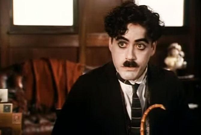 Robert Downey Jr. earned his first Oscar nomination for Best Actor for starring as Charlie Chaplin in 