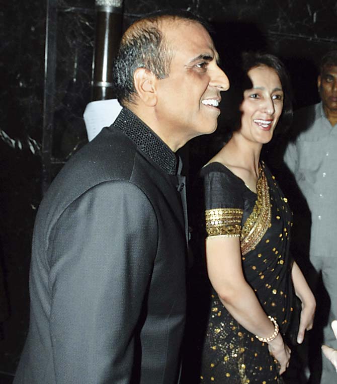 Sunil Bharti Mittal and his wife Nyna