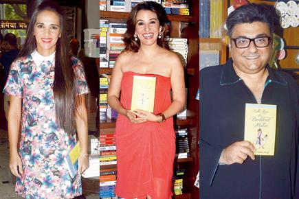 Bollywood beauties at a book launch in South Mumbai