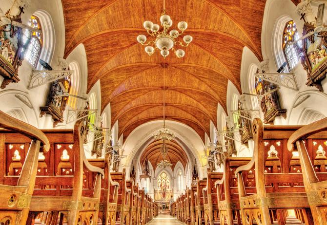 The stunning interiors of San Thome Basilica