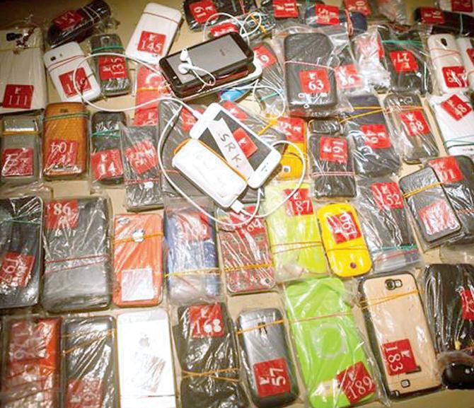 The confiscated cellphones of Fan cast and crew   