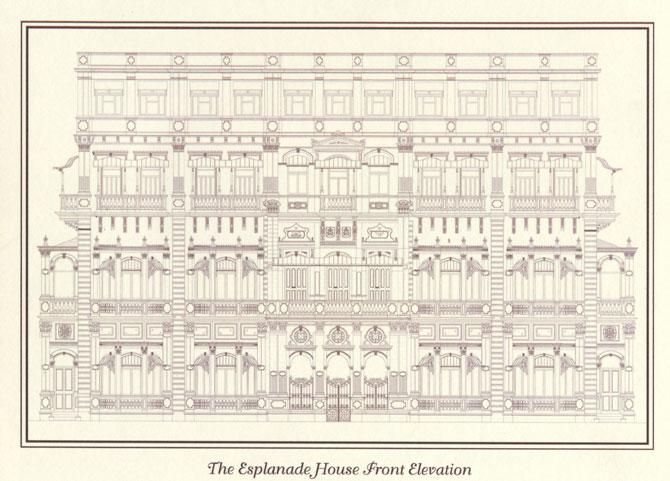 The Esplanade House Front Elevation