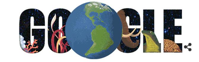 Google Doodle on Earth Day 2015